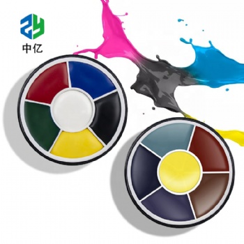 6 Color Bruise Wheel Face Body Oil Paint Theatrical Halloween Makeup Palette for Special Effects