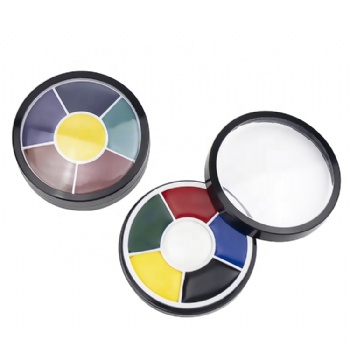 6 Color Bruise Wheel Face Body Oil Paint Theatrical Halloween Makeup Palette for Special Effects
