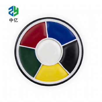 6 Color Bruise Wheel Face Body Oil Paint Theatrical Halloween Makeup Palette for Special Effects