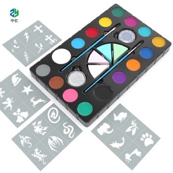 Kids Halloween Makeup Professional Body Ultimate Face Painting Kit with Non Toxic Safe waterproof