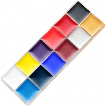 12 Color Face Body Painting Makeup Palette