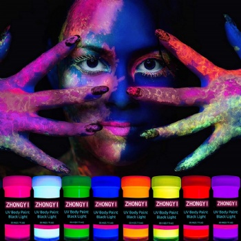 20 ML UV Fluorescent Body Face Paint Black Light Neon Makeup For Party