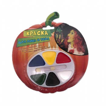 Halloween Face Makeup DIY Waterbased Body Art Cosmetics Face Paint with Fake Blood False Tooth