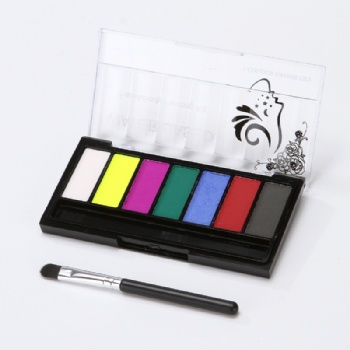 7 Color Water Based Face Paint Palette
